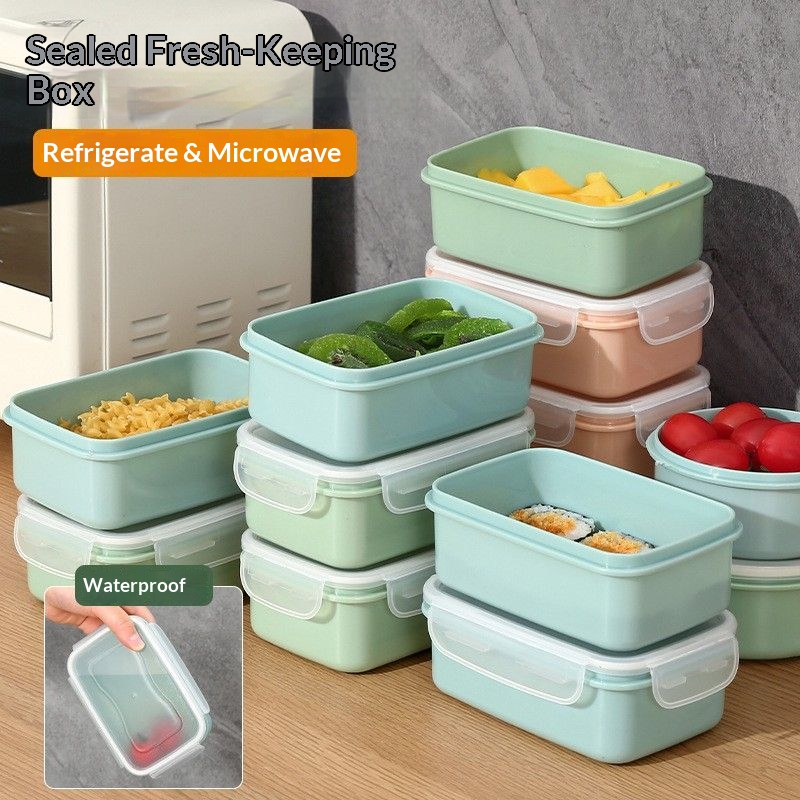 Meal Prep Kitchen - Luftdichte Lebensmittelbehälter BPA-frei Stapelbare Auslaufsichere Lunchbox