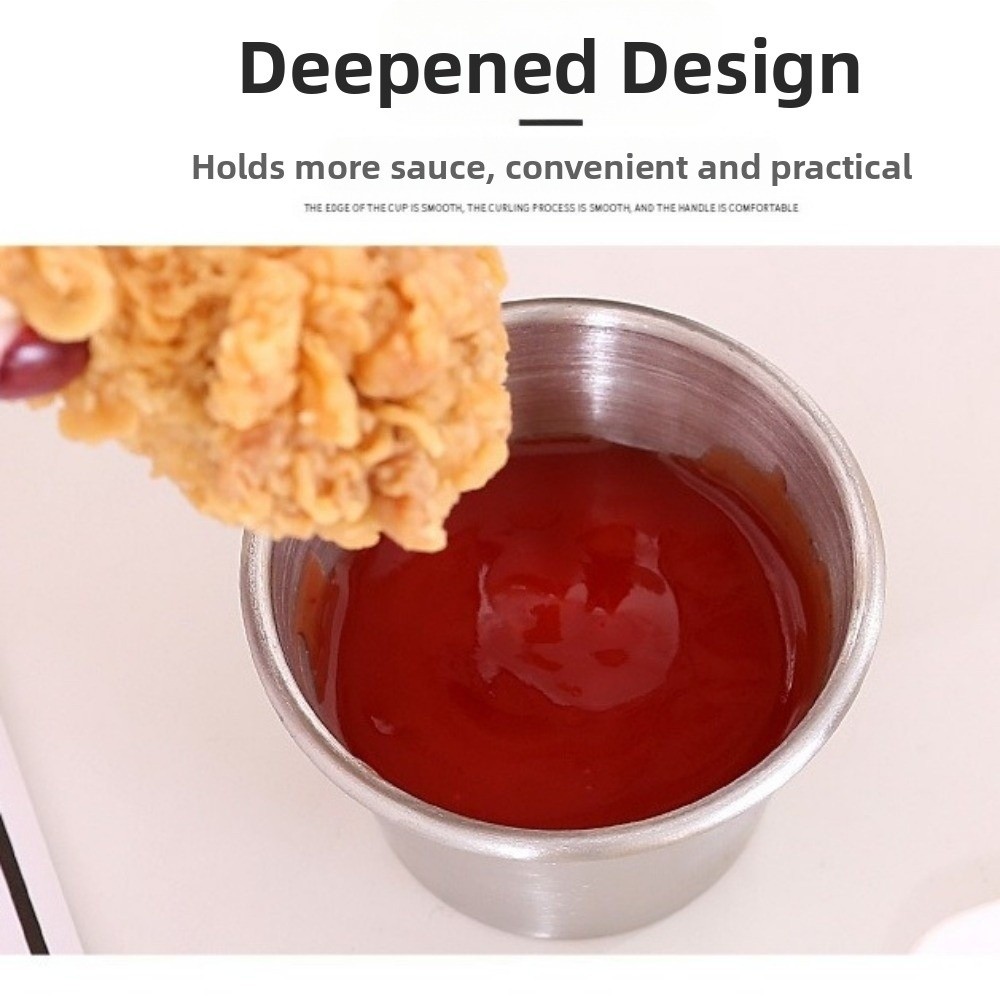 12-teiliges Set Edelstahl-Dip- – Sauce Dipping Cup Bewertung und Preis