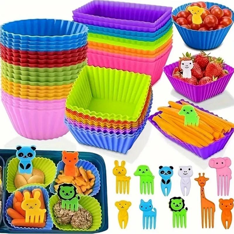 ● 12/24 Stück Silikon-Lunchbox – Meal Prep Template Bewertung und Preis