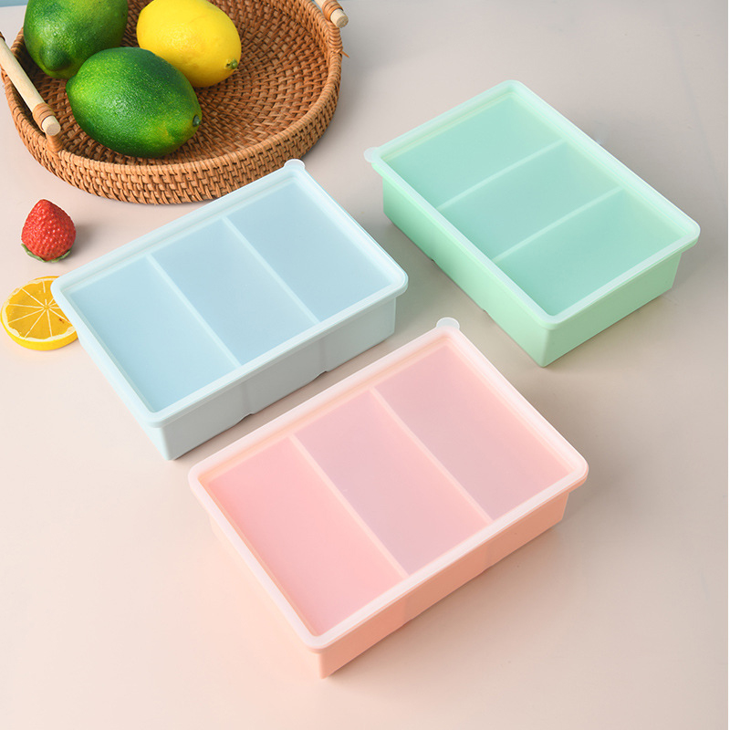 Extra große 3-Fach-Silikon-Gef – Meal Prep Template Bewertung und Preis