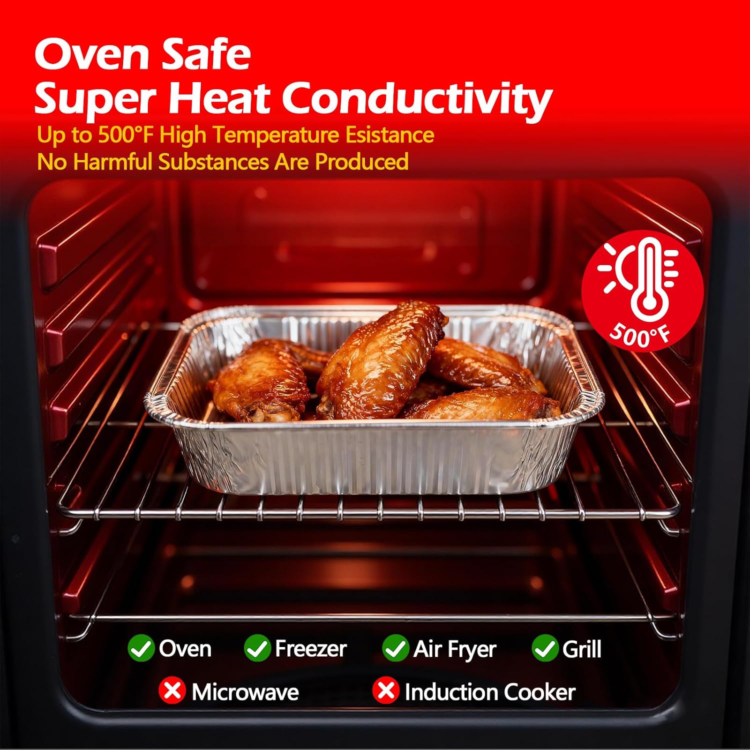 8x8 Aluminiumfolienformen mit  – Meal Prep Or Prep Meal Bewertung und Preis