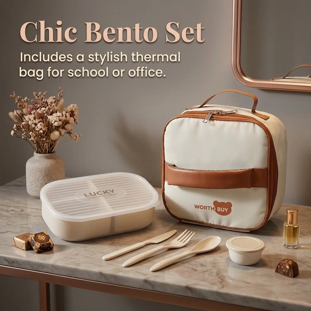 3-Fächer-Bento-Lunchbox aus Ku – Meal Prep Or Prep Meal Bewertung und Preis