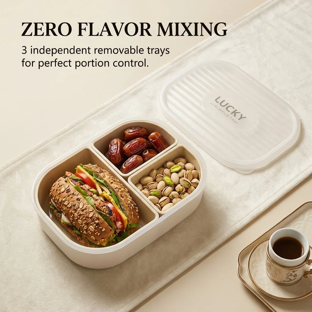 3-Fächer-Bento-Lunchbox aus Ku – Meal Prep Or Prep Meal Bewertung und Preis