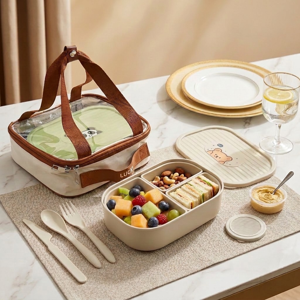 Kawaii Kinder-Bento-Box aus Ku – Meal Prep Or Prep Meal Bewertung und Preis