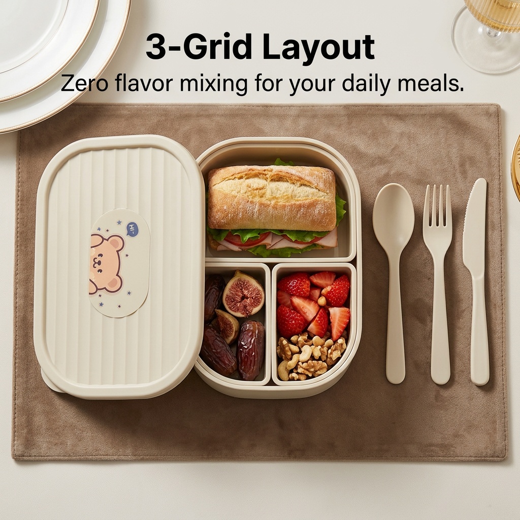 Kawaii Kinder-Bento-Box aus Ku – Meal Prep Or Prep Meal Bewertung und Preis
