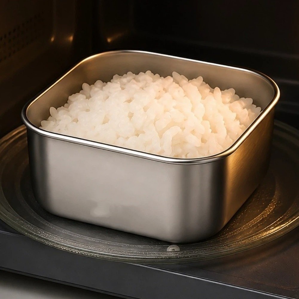 Silikondeckel Edelstahl Frisch – Meal Prep With Rice Bewertung und Preis