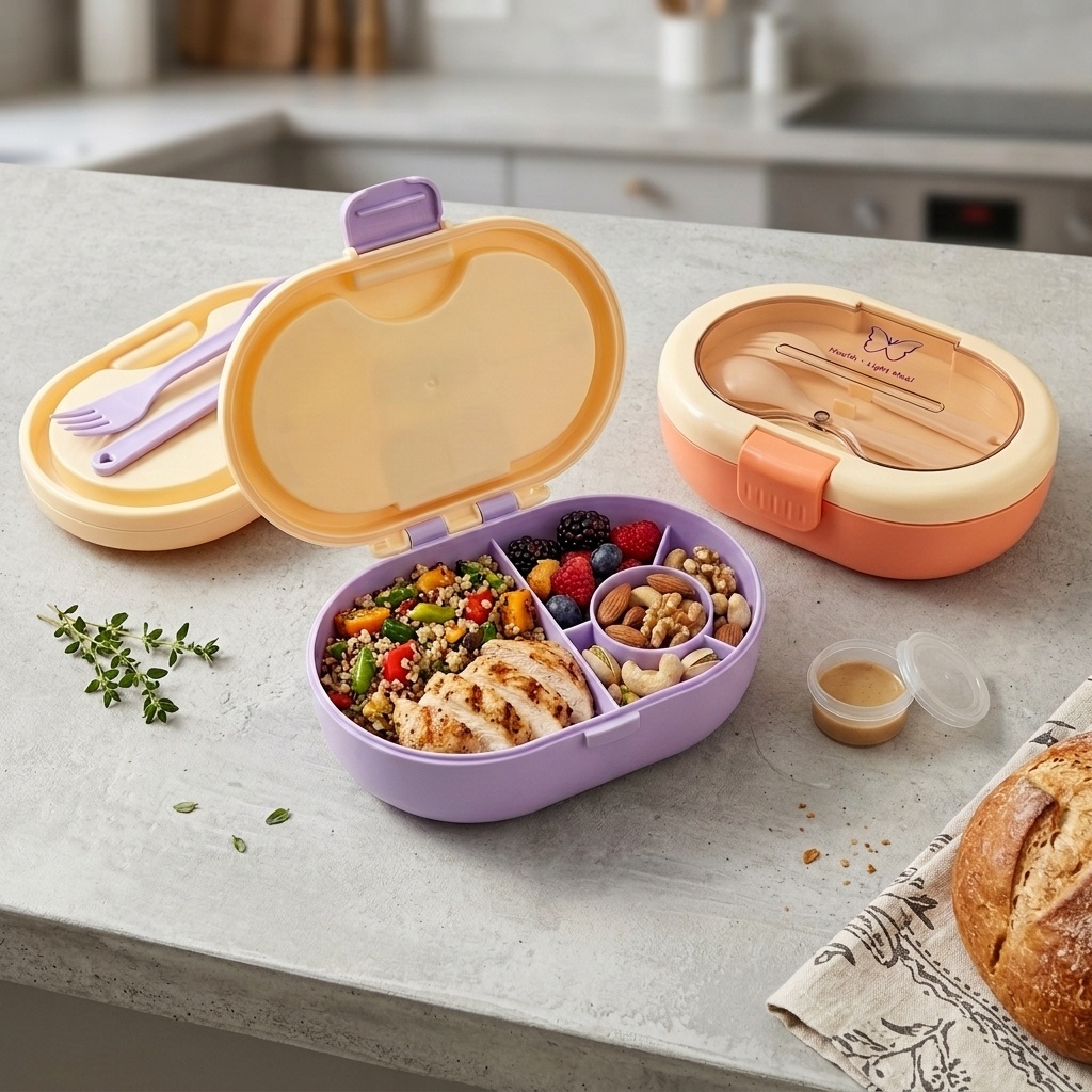 Auslaufsichere Plastik-Bento-L – Meal Prep Or Prep Meal Bewertung und Preis