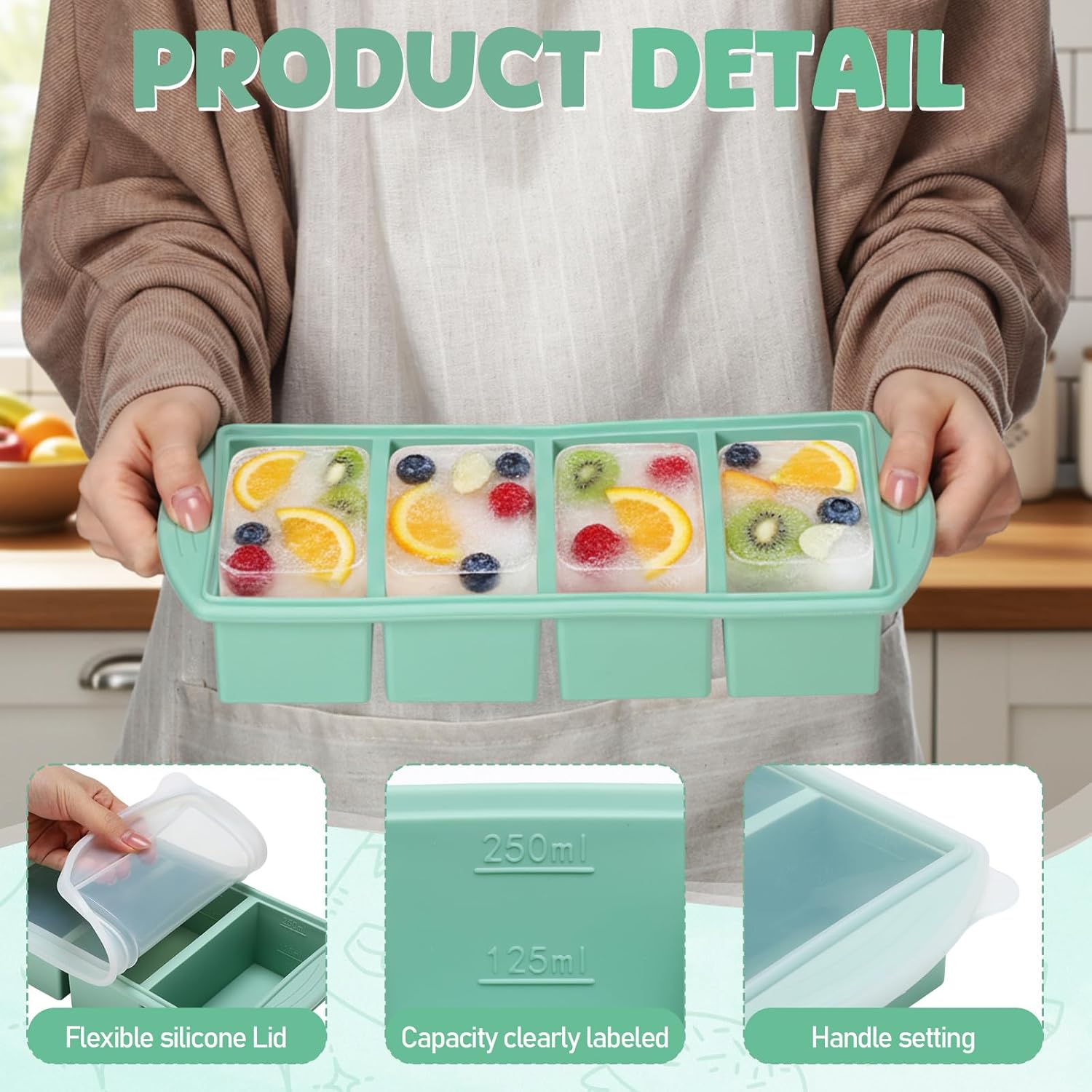 Silikon-Gefrierbehälter mit De – Meal Prep Template Bewertung und Preis